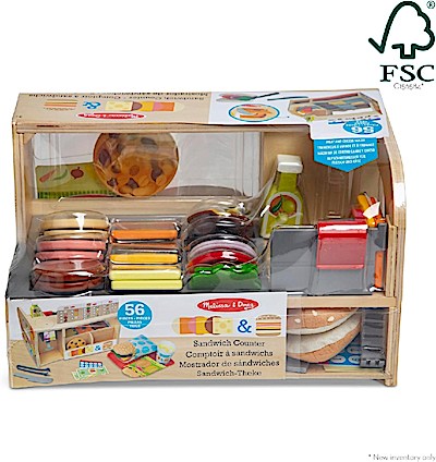 Melissa & Doug Rollenspiel: Sandwich Shop aus Holz