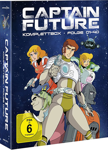 Captain Future - Komplettbox (BR) 4Disc Min: 1000/DD/VB