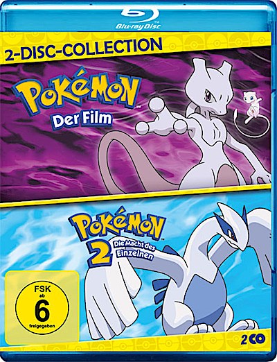 Pokemon - 2Disc Col.: Der Film 1 & 2 (BR)  Pokemon - Der Film #1 / Pokemon #2, 2Disc