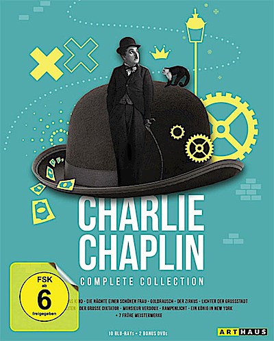Charlie Chaplin - Compl. Collection (BR) Complete Collection, 10-BluRay+2DVDs