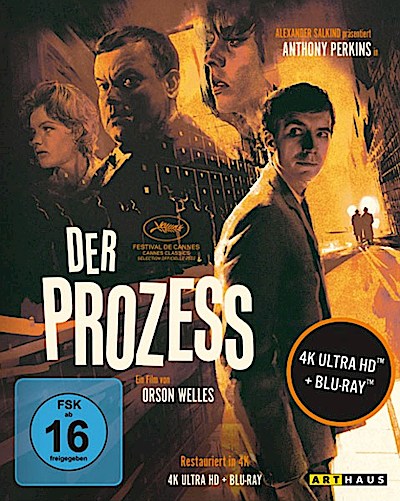 Prozess, Der (UHD+BR) 60th Anniversary Edition Min: 119/DTS Mono/1,66:1 2160p/Dolby Vision