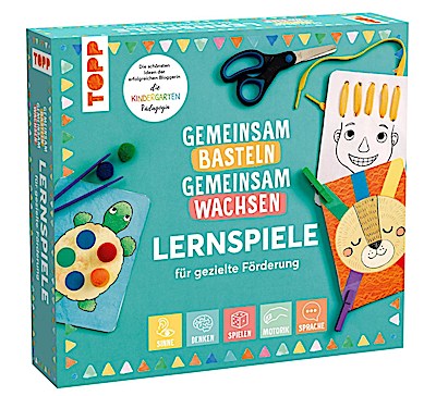 Gemeinsam basteln Lernspiel-Box