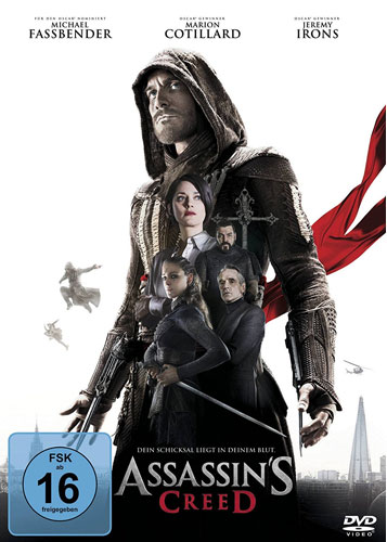 Assassins Creed - Der Film (DVD) Min: 140/DD5.1/WS