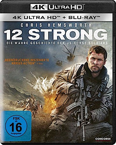 12 Strong - Wahre Geschichte d... (UHD) der US-Horse Soldiers, Min 135/DD5.1/WS