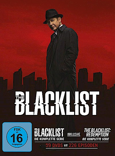 Blacklist - Komplette Serie 01-10 DVD)  59Disc