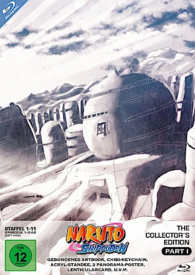 Naruto Shippuden - Part 1 (BR) CE 10Disc   Collectors Edition, 242 Episoden, Staffel 01-11