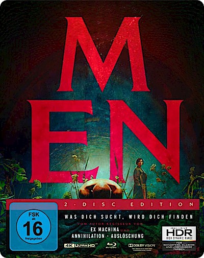Men - Was dich sucht, wird dich finde (UHD+BR) SB  Limited Steelbook, 4K, 2Disc