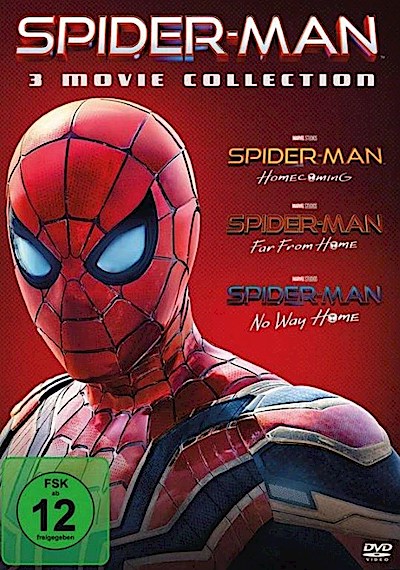 Spider-Man: Homecoming, Far From Home, No Way Home (3 DVDs)