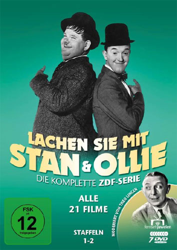 Lachen Sie mit Stan & Ollie BOX (DVD) Gesamtedition, Alle 21 Filme, 7Disc