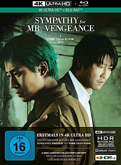 Sympathy for Mr. Vengeance (UHD+BR) LCE Min: 121/DD5.1/WS 2Disc Limit. Mediabook