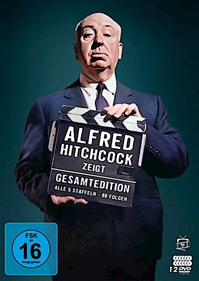 Alfred Hitchcock zeigt - Gesamtedition BOX (DVD)  5 Staffeln, 80 Folgen, 12DVDs