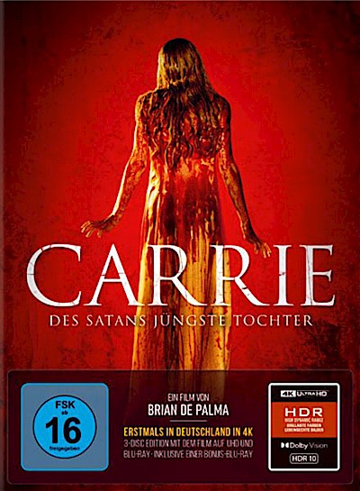 Carrie - Satans jüngste Tochter (UHD+BR) LE -MB-  4K, 3-Disc Limited Collectors Edition im Mediabook