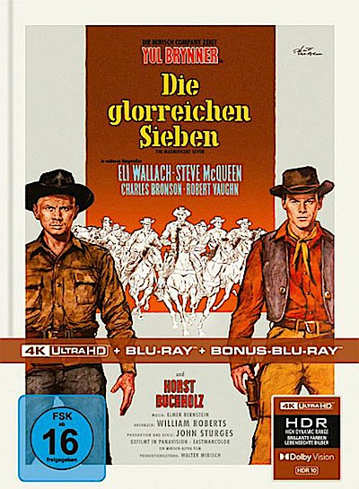 Glorreichen Sieben, Die (UHD+BR) LE -MB- 4K  Limitiertes Mediabook