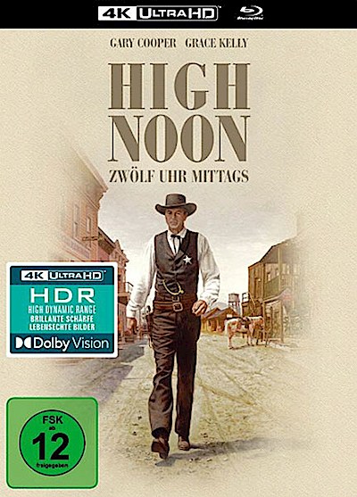 12 Uhr Mittags - High Noon (UHD+BR) LCE -MB-  Min: 85/DD/VB4:3 s/w  Limited Mediabook