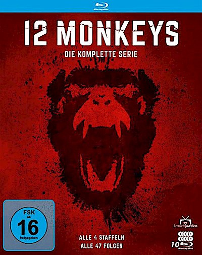 12 Monkeys - Kompl.Serie (BR) 10Disc  Staffel 1-4