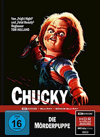 Chucky - Die Mörderpuppe (UHD+BR) LE -MB-  Limitiertes Mediabook, 4K