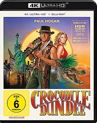 Crocodile Dundee I (UHD+BR) 4K  Min: 95/DD5.1/WS