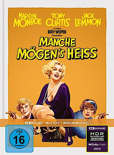 Manche mögen`s heiß (UHD+BR) LE -MB-  Limitiertes Mediabook, 4K