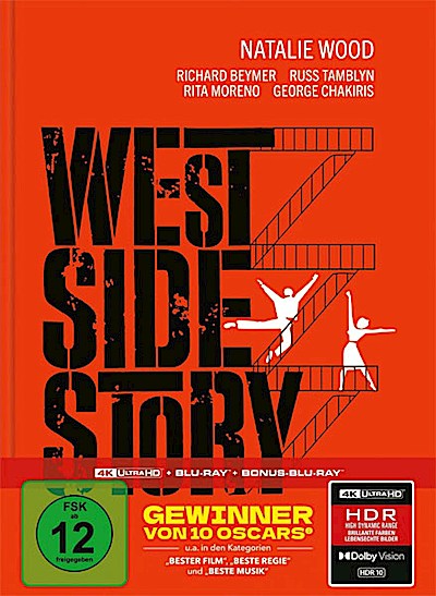 West Side Story (UHD+BR) LE -MB- 4K  Limitiertes Mediabook, 3Disc