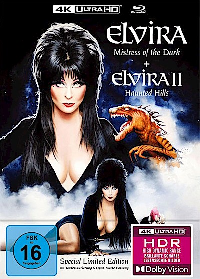 Elvira - Herrscherin d. Dunkelh. (UHD+BR) LE -MB-  Limited Collectors Edition, Mediabook, 2Disc, 4K