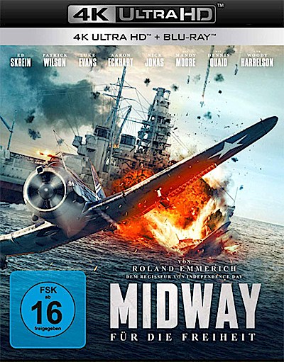 Midway - Für die Freiheit (UHD+BR) Min: 144/DD5.1/WS  2Disc, 4K Ultra