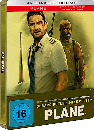 Plane (UHD+BR) LE -Steelbook- 4K  Min: 114/DD5.1/WS  2Disc