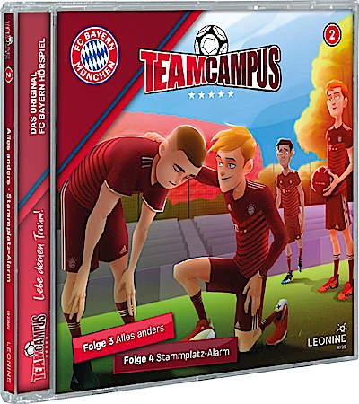 FC Bayern Team Campus. Tl.2, 1 Audio-CD