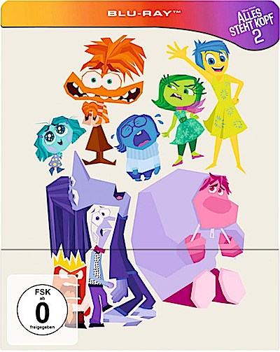 Alles steht Kopf 2 (BR) LE -Steelbook-  Min: 96/DD5.1/WS