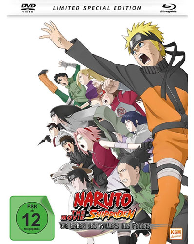 Naruto Shippuden - Movie #3 (BR+DVD) LE Min: 96/DD5.1/WS  LE Mediabook, 2000 Stk