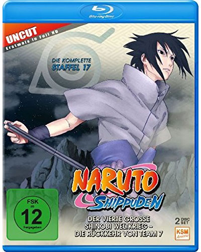 Naruto Shippuden - Staffel 17 (BR) Min: 254/DD/WS, Flg.582-592, 2BR, uncut