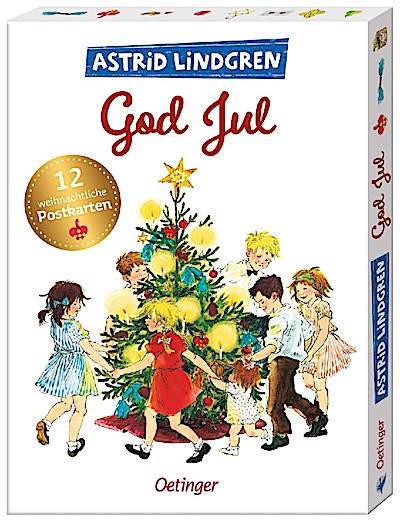Astrid Lindgren: God Jul - 12 wunderschöne Weihnachtskarten