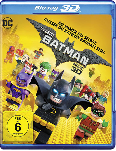 The LEGO Batman Movie 3D, 1 Blu-ray