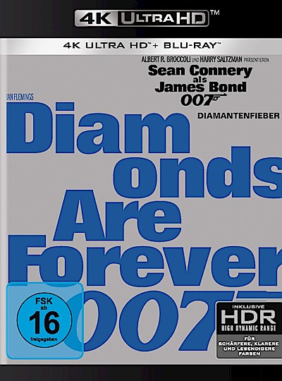 James Bond - Diamantenfieber (4K-UHD + Blu-ray)