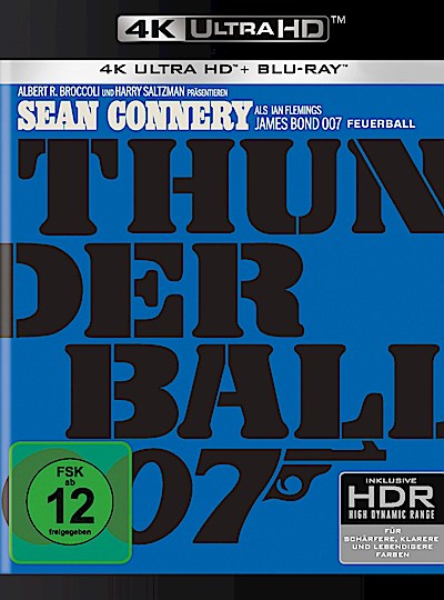 James Bond - Feuerball (4K-UHD + Blu-ray)