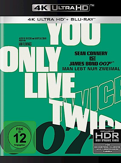 James Bond - Man lebt nur zweimal (4K-UHD + Blu-ray)