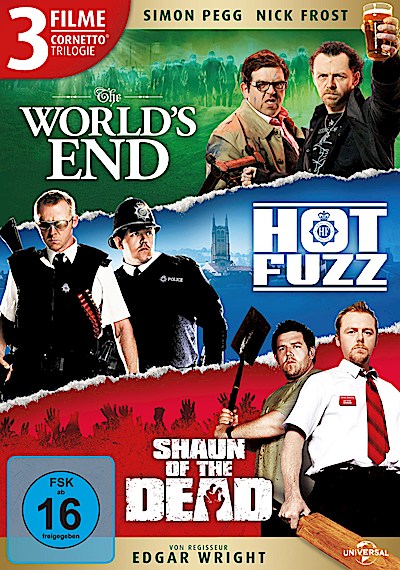 Cornetto Trilogie: The World’s End / Hot Fuzz / Shaun of th