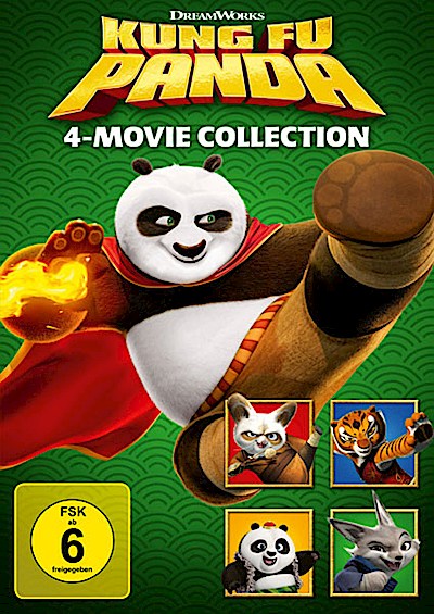 Kung Fu Panda 1-4 (4-Movie Collection)