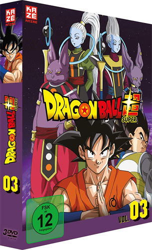 Dragonball Super - 3. Arc (DVD) 3Disc Universum 6, Episoden 28-46