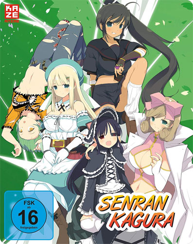 Senran Kagura - Gesamtausgabe (BR) 2Disc  Episode 01-12 Limit. Erstaufl. Steelbook