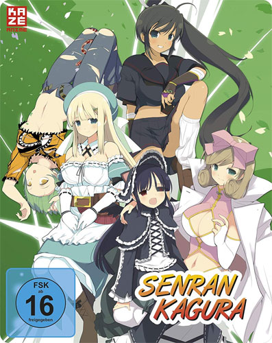 Senran Kagura - Gesamtausgabe (DVD) 2Disc, Steelcase, Episode 01-12