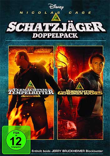 Tempelritter 1&2 (DVD) Schatzjäger DP Min: 126+119/DD5.1/WS   2DVDs