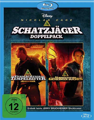 Tempelritter 1&2 (BR)  Schatzjäger DP Min: 126+119/DD5.1/WS   2Disc