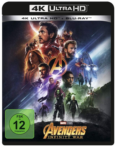 Avengers: Infinity War (UHD+BR)  2Disc Min: 149/DD5.1/WS 4K Ultra