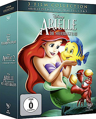 Arielle die Meerjungfrau -3-Film-Collection (Teil 1,2 & 3)