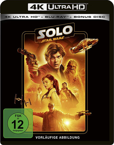 Solo: A Star Wars Story (UHD+BR)4K Ultra Min: 135/DD5.1/WS 3Disc *Line Look 2020