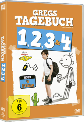Gregs Tagebuch 1.2.3 & 4 (Alle 4 Filme in einer Box)