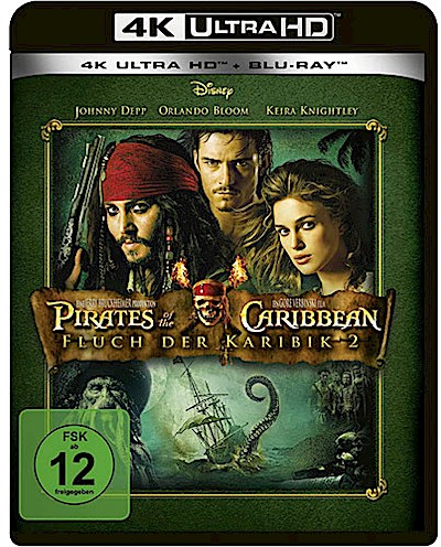 Fluch der Karibik 2 (UHD) 4K 2Disc  Pirates of the Caribbean