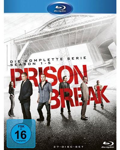 Prison Break - Komplette BOX (BR) 27 Disc  Staffel 1-5 (inkl. Film)
