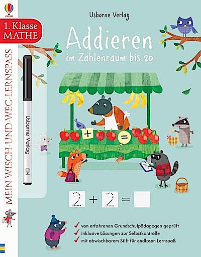 Mein Wisch-und-weg-Lernspaß: Addieren im Zahle...