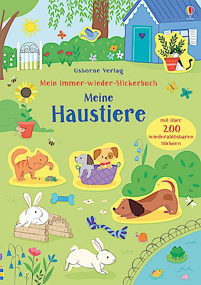 Mein Immer-wieder-Stickerbuch: Meine Haustiere